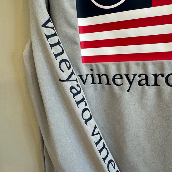 Vineyard Vines Light Gray Long Sleeve Tee - Picture 4 of 7
